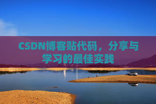 CSDN博客贴代码，分享与学习的最佳实践